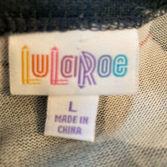 LuLaRoe Westie print long open sleeveless duster NWOT style is “Joy” size 14/16 - Picture 6 of 9